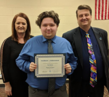 OHP Students, Staff Members of the Month recognized at Board of Education meeting