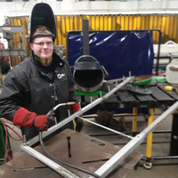 Welding Student Helps Local Athletic Programs