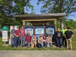 OHP Students Build and Install Information Kiosks at Indian Lake State Park